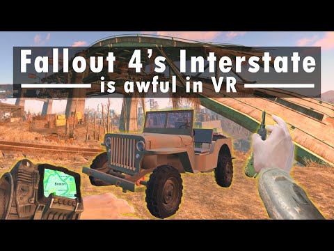 Видео: Можно ли ездить по автомагистралям Fallout 4 в VR?