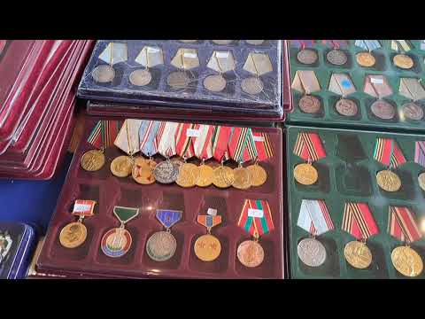 Видео: РЕПОРТАЖ ПО ФАЛЕРИСТИКЕ С ЯРМАРКИ НУМИЗМАТОВ г. КАРЛСРУЭ! 🔥🔥🔥