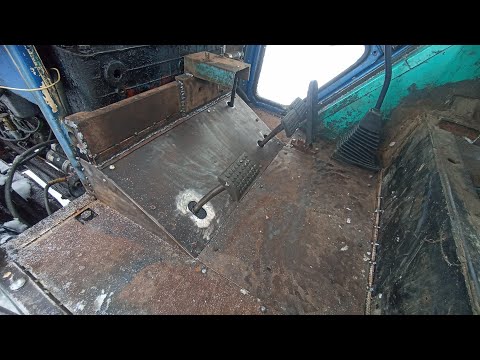 Видео: Новый пол в МТЗ с кабиной ЮМЗ