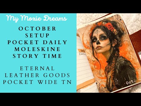 Видео: Настройка темы октября | Время драматических и болтливых историй | Карманный Moleskine Daily | Ка...