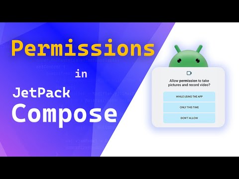 Видео: Проверка Permission в Android приложении на Jetpack Compose | Android Studio | Kotlin