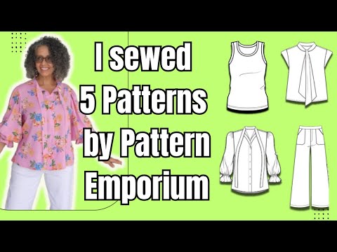 Видео: Я сшила 5 выкроек из Emporium! | Честный отзыв + примерка