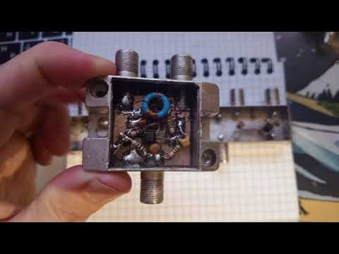 Видео: Простейшая экранированная рамка с ОЭ и ОБ усилителями.