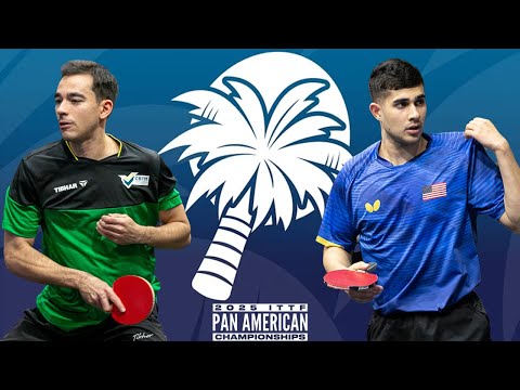 Видео: Уго Кальдерано vs Канак Джа | Финал - Чемпионат Панамерики ITTF 2025 г.