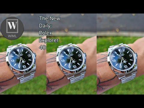 Видео: Новые ежедневные часы: Rolex Explorer 40MM 2024 года