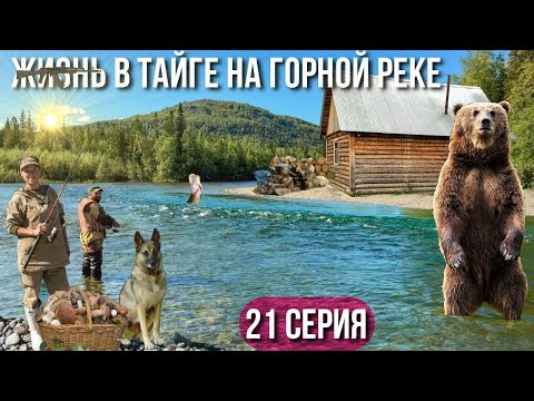 Видео: 30 день в тайге, пора готовиться к зиме | Рыбный день, за 1ч. 15 щук | Рыбный фарш и юкола из щуки