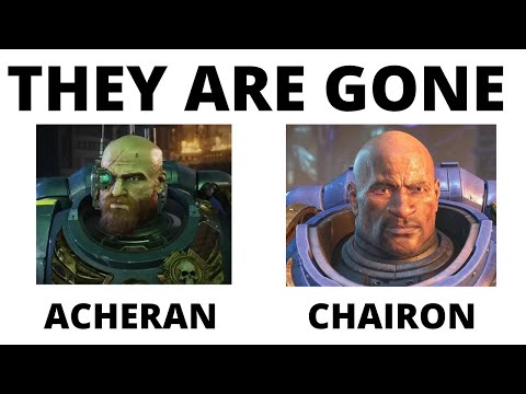 Видео: Обновление истории Warhammer 40K — раскрыта судьба Чайрона и Ахерана...