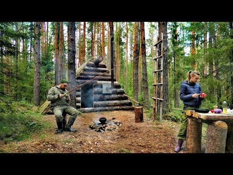 Видео: ЖИВЕМ НА ХИЖИНЕ | ХОДИЛИ НА РЫБАЛКУ | РЫБА НА УГЛЯХ ПО ТАЕЖНОМУ