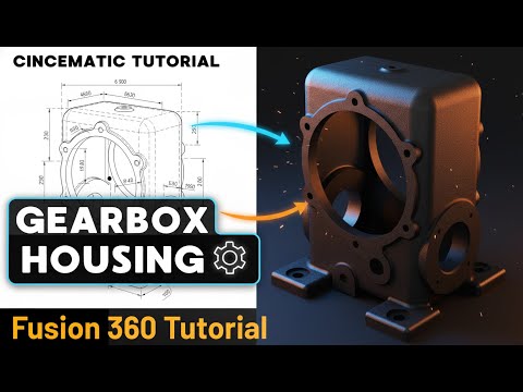 Видео: Как смоделировать сложный чугунный корпус в Fusion 360 (шаг за шагом) 🔩