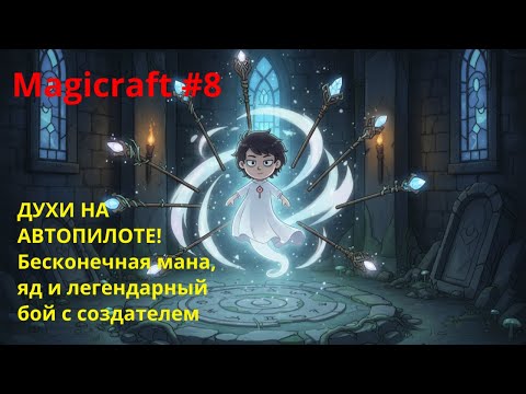 Видео: ДУХИ НА АВТОПИЛОТЕ! Бесконечная мана, яд и легендарный бой с создателем | Magicraft #8