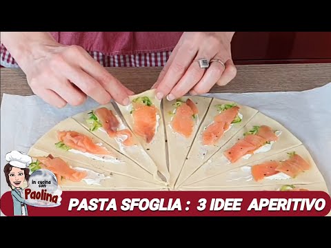 Видео: Слоеное тесто | 3 идеи за аперити | На кухне с Паолиной