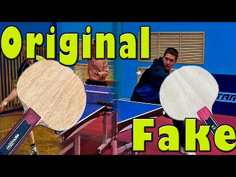 Видео: FAKE VS ORIGINAL Butterfly Mizutani Jun Super ZLC | Сравнение оснований для настольного тенниса