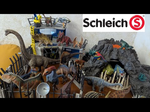Видео: Моя коллекция игрушек Schleich #динозавр #jurassicworld #dinosaur #schleich #игрушки #collectiontour