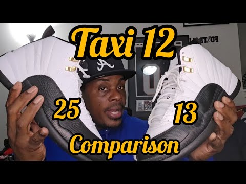 Видео: Jordan 12 Taxi: сравнение 2013 и 2025 годов #jordanshoes #nikeshoes #sneakerreview #basketballshoes