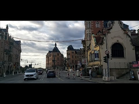 Видео: Германия. проездом через г. Пирна, Ломен, Дрезден.