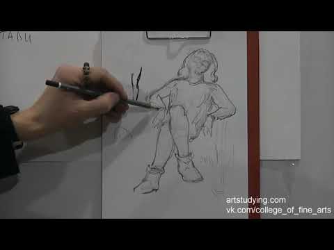 Видео: Введение в наброски. СПБ. 4 часть