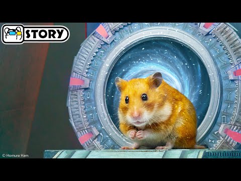Видео: 🐹 Хомяк сбегает через Звездные врата - Атлантида 🐹 Хомура Хам Питомцы