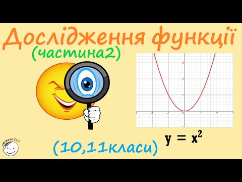 Видео: Дослідження функції.  Похідна функції. Точки екстремуму.   (частина 2)