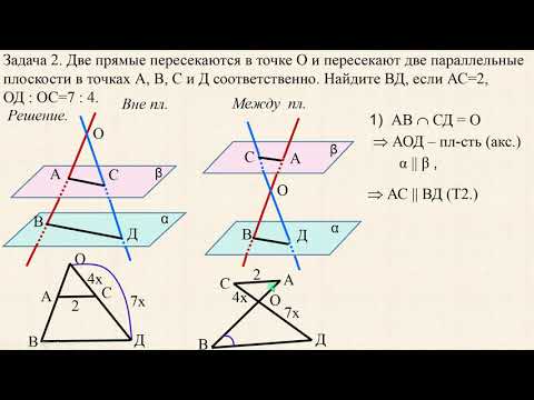 Видео: Стереометрия "с нуля" Урок 4 Параллельность плоскостей