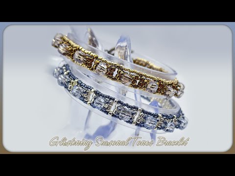 Видео: Мастер-класс по созданию браслета в сияющих сезонных тонах