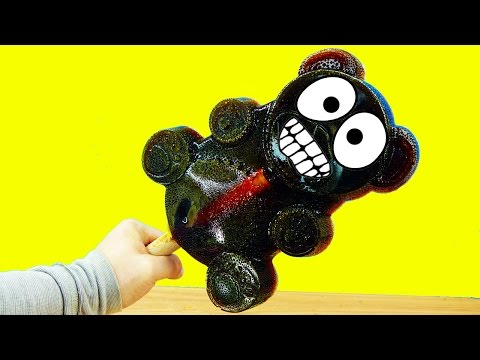 Видео: КАРАМЕЛЬНЫЙ МЕДВЕДЬ НА ПАЛКЕ и ЖЕЛЕЙНЫЙ МЕДВЕДЬ ВАЛЕРА