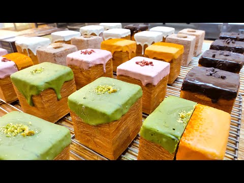 Видео: Как изготавливается тесто 72 Layers Cube | Корейский десерт