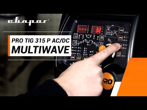Видео: PRO TIG 315 P AC/DC MULTIWAVE - многофункциональный аппарат TIG с опцией изменения формы волны