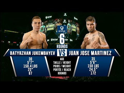 Видео: Профессиональный бокс. Батыр Джукембаев – Хуан Хосе Мартинез