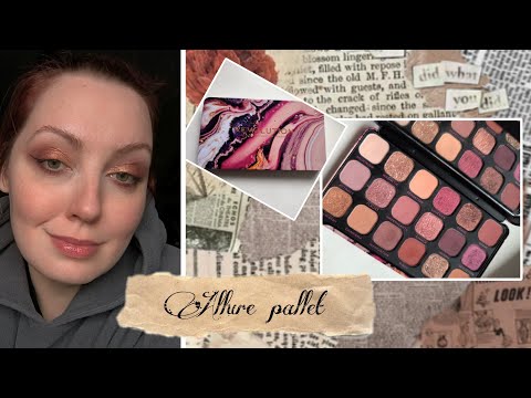 Видео: Макияж выходного дня. Makeup revolution Allure pallet.