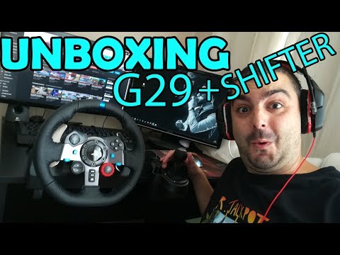 Видео: G29 logitech UNBOXING+SHIFTER Уникално Якккккк