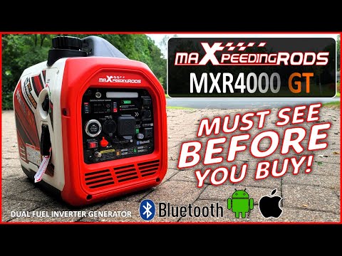 Видео: Тест и обзор двухтопливного инверторного генератора MaxPeedingRods MXR4000GT