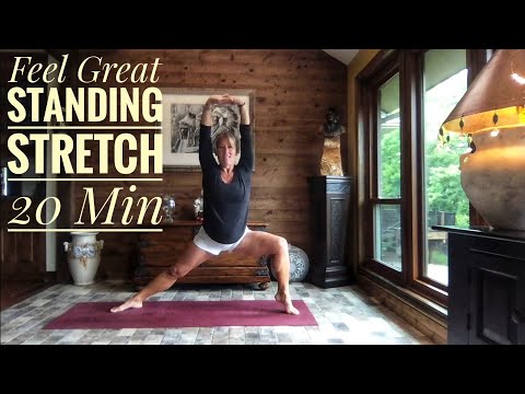 Видео: Чувствуйте себя превосходно || Стоя || Растяжка всего тела || 20 мин