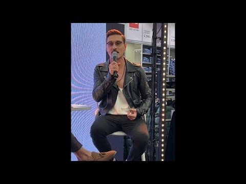 Видео: Дима Билан - беседа в ТРЦ "Авиапарк" (фрагменты), Fashion Weekend от JUST CLOTHES,  27.08.2023