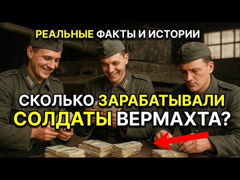 Видео: РЕАЛЬНАЯ ЗАРПЛАТА НЕМЕЦКИХ СОЛДАТ! Кто зарабатывал больше — танкисты или пехота?