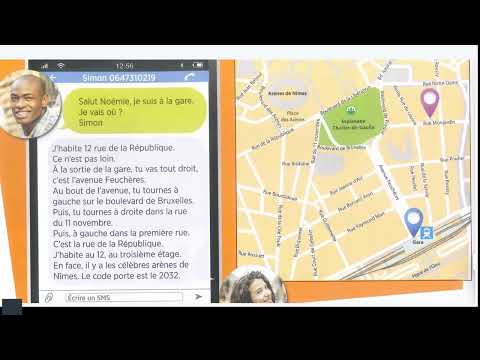 Видео: Урок французского № 12 по учебнику Tendances. Уровень А 1. Спросить дорогу. Цифры.