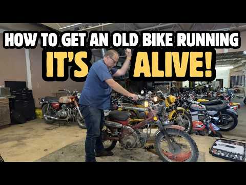 Видео: Как заставить старый мотоцикл работать за 5 простых шагов!