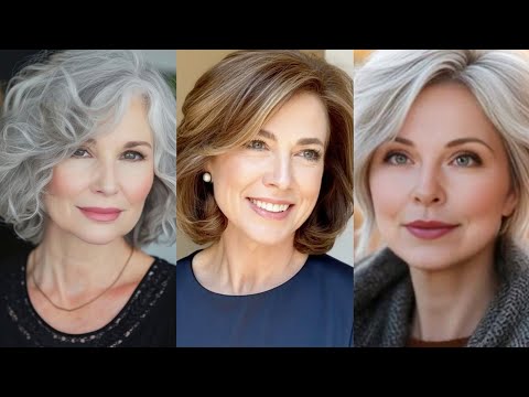 Видео: Стрижка для женщин 50+, 60+ и 70+ — женская стрижка
