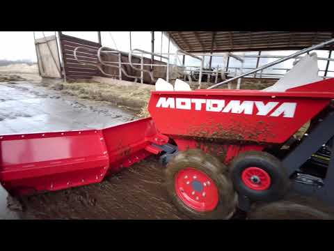 Видео: Мотомул для навоза
