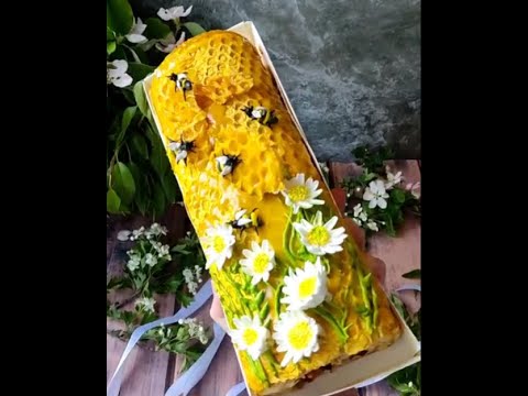 Видео: МК🌼 Ромашки из белково-заварного крема от Виталии Сейдаметовой🌼🌼Daisies from protein custard