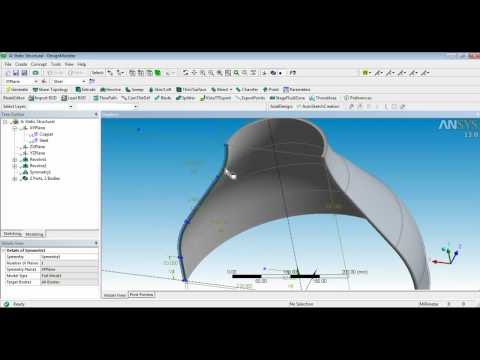 Видео: Решение задачи прочности при тепловом нагружении