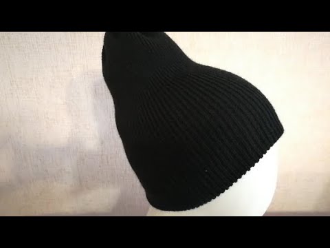 Видео: Простая шапочка резинкой 1х1 по быстрому