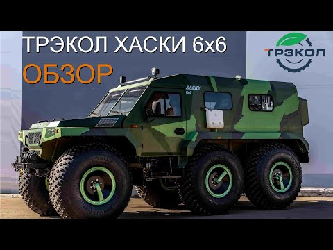 Видео: ТРЭКОЛ ХАСКИ 6х6 ОФИЦИАЛЬНЫЙ ОБЗОР