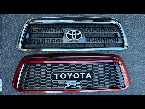 Видео: Как установить решетку радиатора TRD Pro на Toyota Tundra