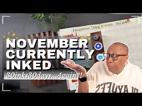 Видео: Сработает ли мой новый способ? | Ноябрь #30inks30days