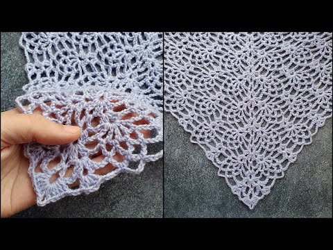 Видео: Красота в простоте! Нежная ажурная ШАЛЬ КРЮЧКОМ | Crochet shawl
