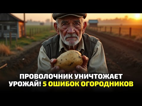 Видео: Земля полна червей! Как крестьяне побеждают проволочника без химии и ядов!
