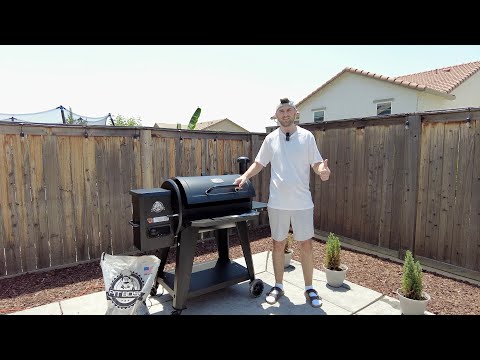 Видео: Пеллетный гриль в США. Первая готовка мяса.