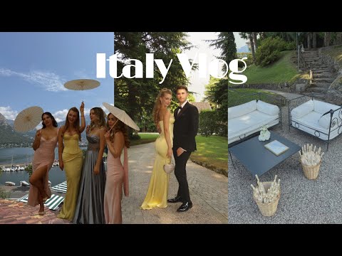 Видео: VLOG | Италия | свадьба друзей | Комо | Рим
