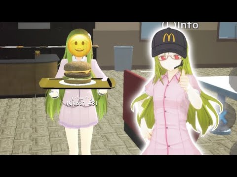 Видео: 🍔🥪 РАБОТАЮ В БУРГЕРНОЙ В СГС! 🥪🍔|| School girls simulator #4 || Отчаянное яблоко