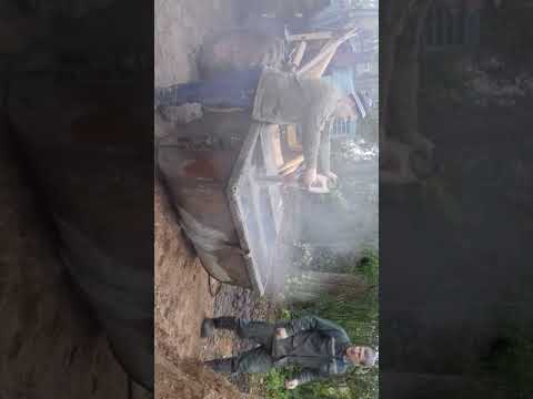 Видео: Ковш Бетономешалка на мтз